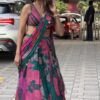 Bollywood Style Printed Georgette Readymade Lehenga Saree