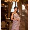 Double Sequance Embroidered Georgette Bollywood Saree
