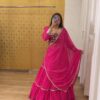 Gamthi & Mirror Work Georgette Lehenga Choli