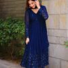 Alia Cut Sequance Work Faux Georgette Suit