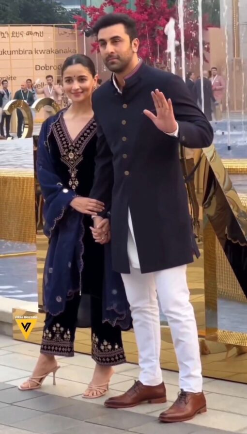 Mirror Work Velvet Bollywood Suit