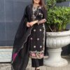 Shine Embroidered Georgette Salwar Suit