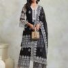 Georgette Embroidered Plazzo Suit