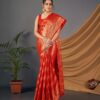 Pure Silk Zari Weaving Lehariya Saree