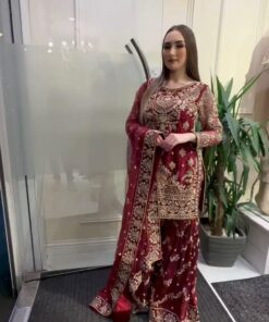 Sequence Work Georgette Sharara Suit