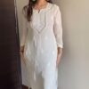 Muslin Cotton Thread Embroidered Plazzo Suit