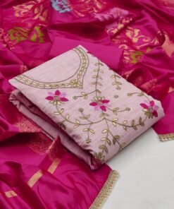 Glace Cotton Salwar Suit Material