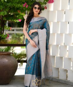 Handloom Weaving Silk Pure Zari Banarasi Saree